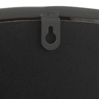 Spiegel Rond Zwart Matt Large Ø80 cm - Spiegel - J-Line - livinglovely.nl