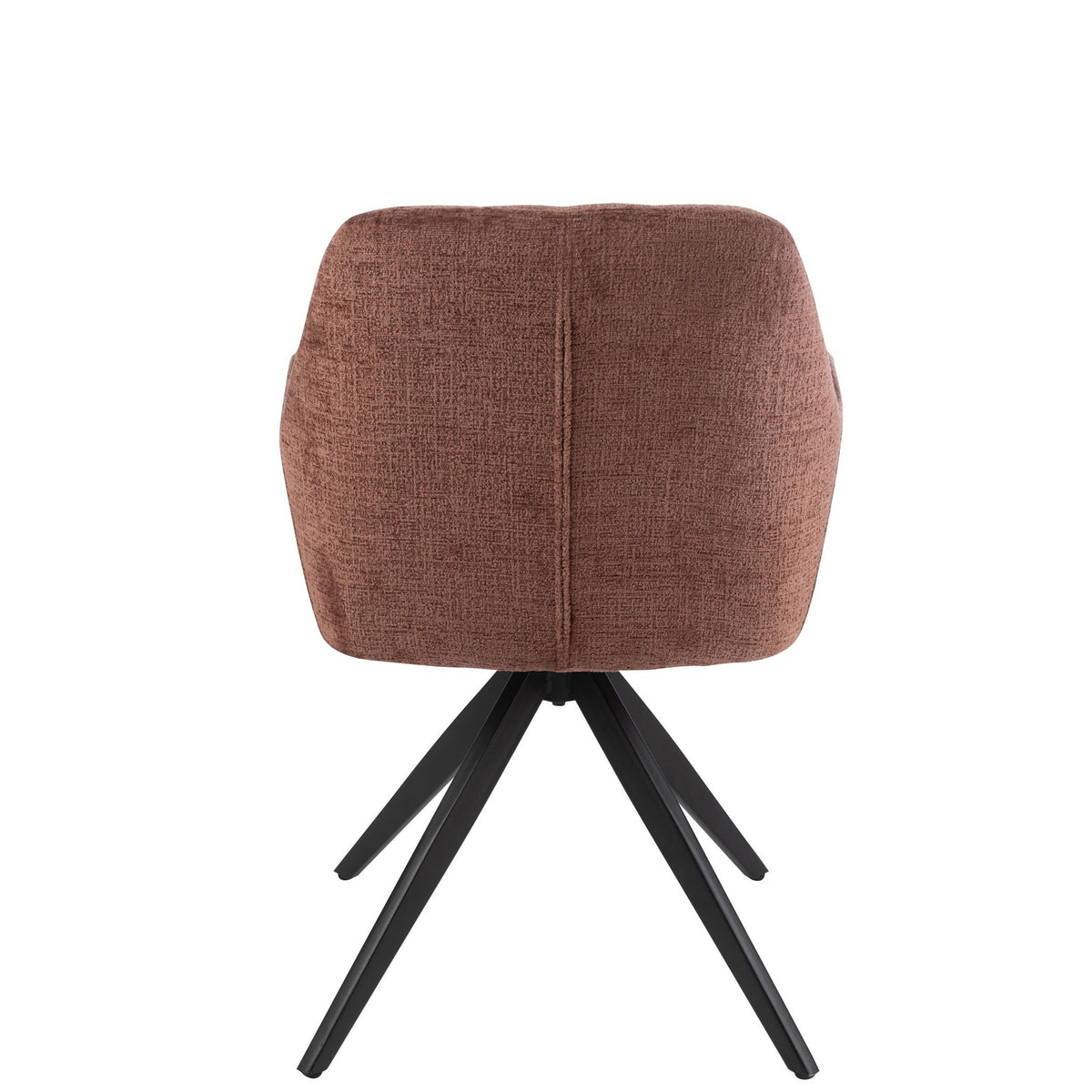 Stoel Louna Ijzer/Acryl Bruin J-Line