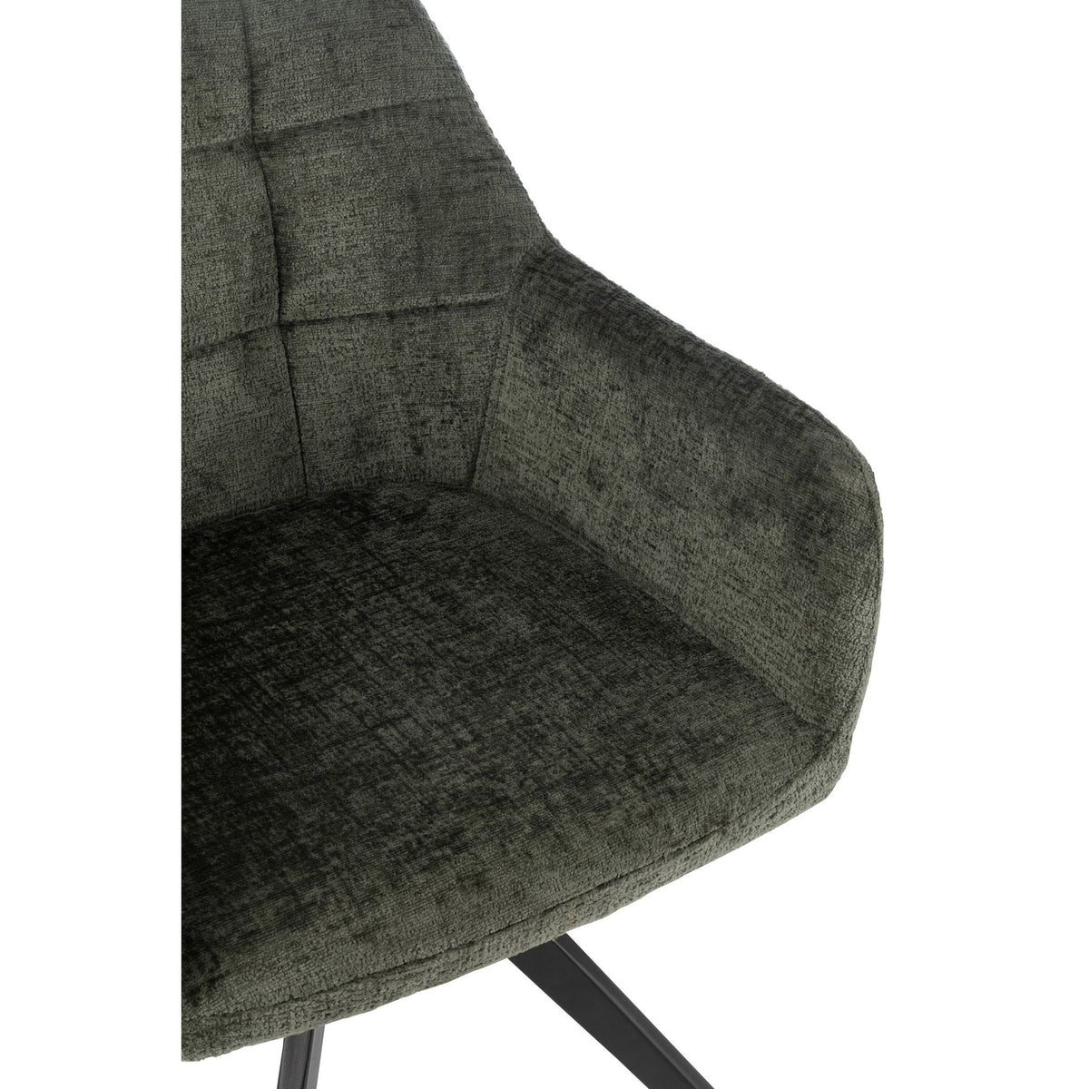 Stoel Louna Ijzer/Acryl Groen J-Line