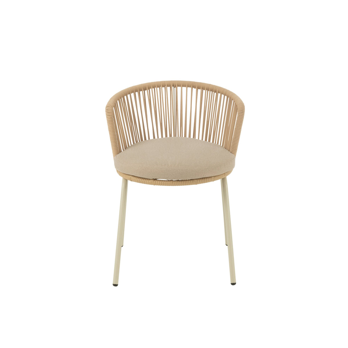 Stoel Toa Metaal/Koord Beige J-Line