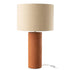 Tafellamp Isla Terracotta Roestbruin van J-Line, tafellamp met roestbruine terracotta voet