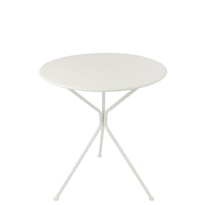 Tuintafel Tripod Rond Metaal Wit Large J-Line