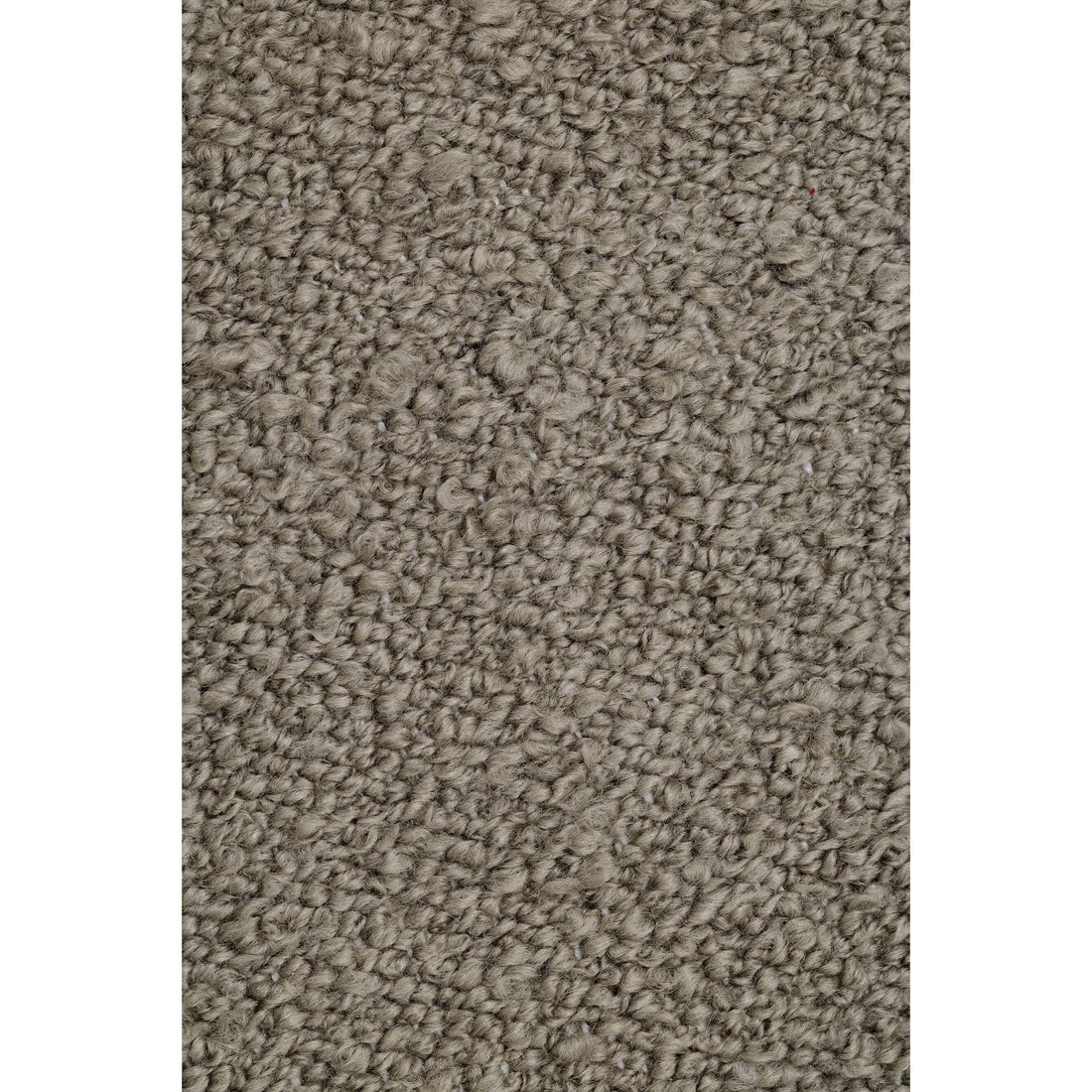 Het taupe Noble vloerkleed van MUST Living van dichtbij met zichtbare vezels