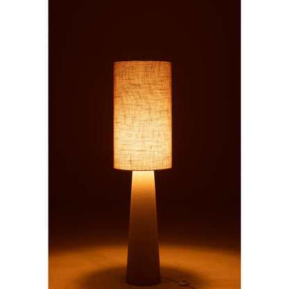 Vloerlamp Ava Glasvezel/Jute Naturel Small H140cm J-Line