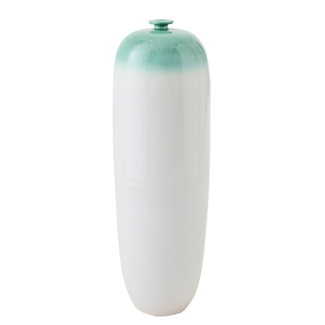 Vloervaas Keramiek Mintgroen/Wit Large J-Line