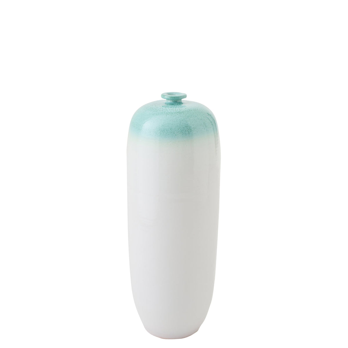 Vloervaas Keramiek Mintgroen/Wit Medium J-Line