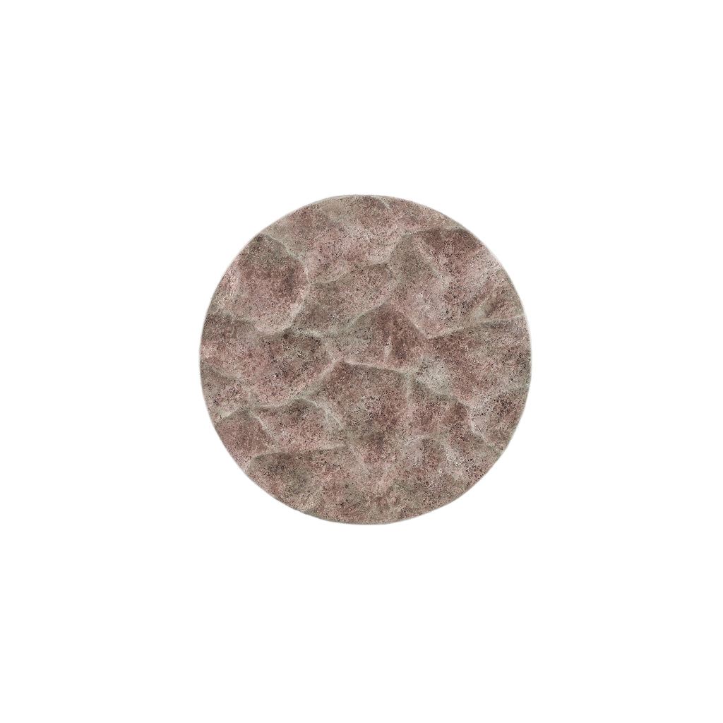 Wandpaneel Rafet S - Ø50cm - Cement - Grijs PTMD - Wandpaneel - PTMD - livinglovely.nl