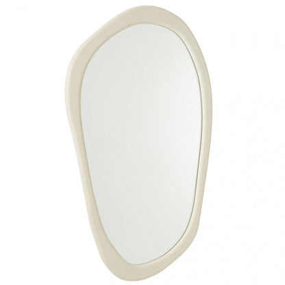 Wandspiegel Moderna Mdf/Spiegel Wit Large L120cmxB68cmxH3cm - Spiegel - J-Line - livinglovely.nl