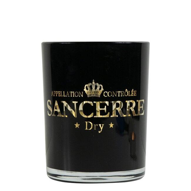 Windlicht Wijn Sancerre Zwart Medium 12cm - Windlicht - Mars &amp; More - livinglovely.nl